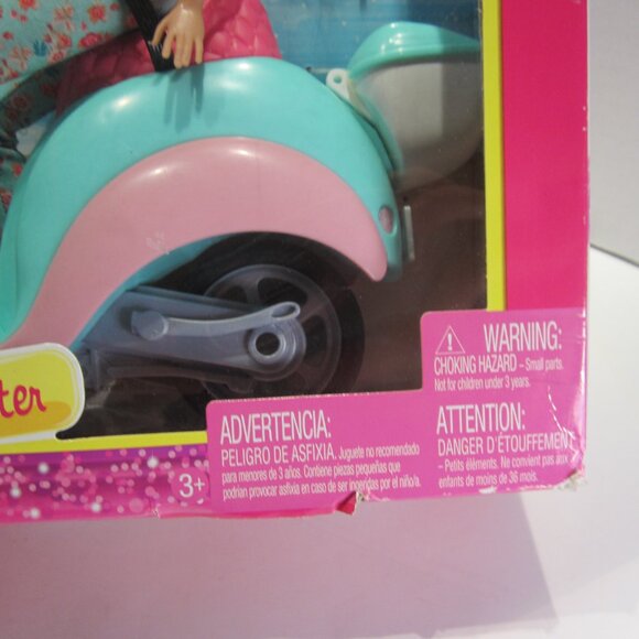 Barbie Glam Scooter 2013 Toy Play Set - New in Box (Box Damage) - Picture 3 of 14